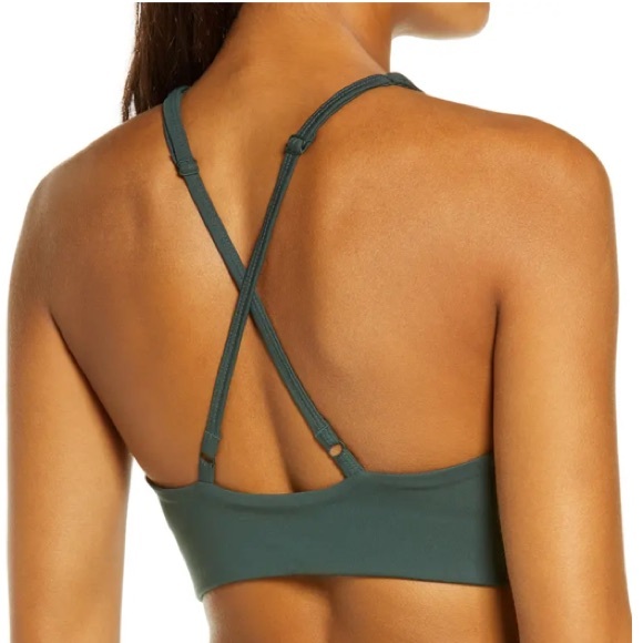 NWT Girlfriend Collective Topanga Sports Bra -Moss - Picture 2 of 6